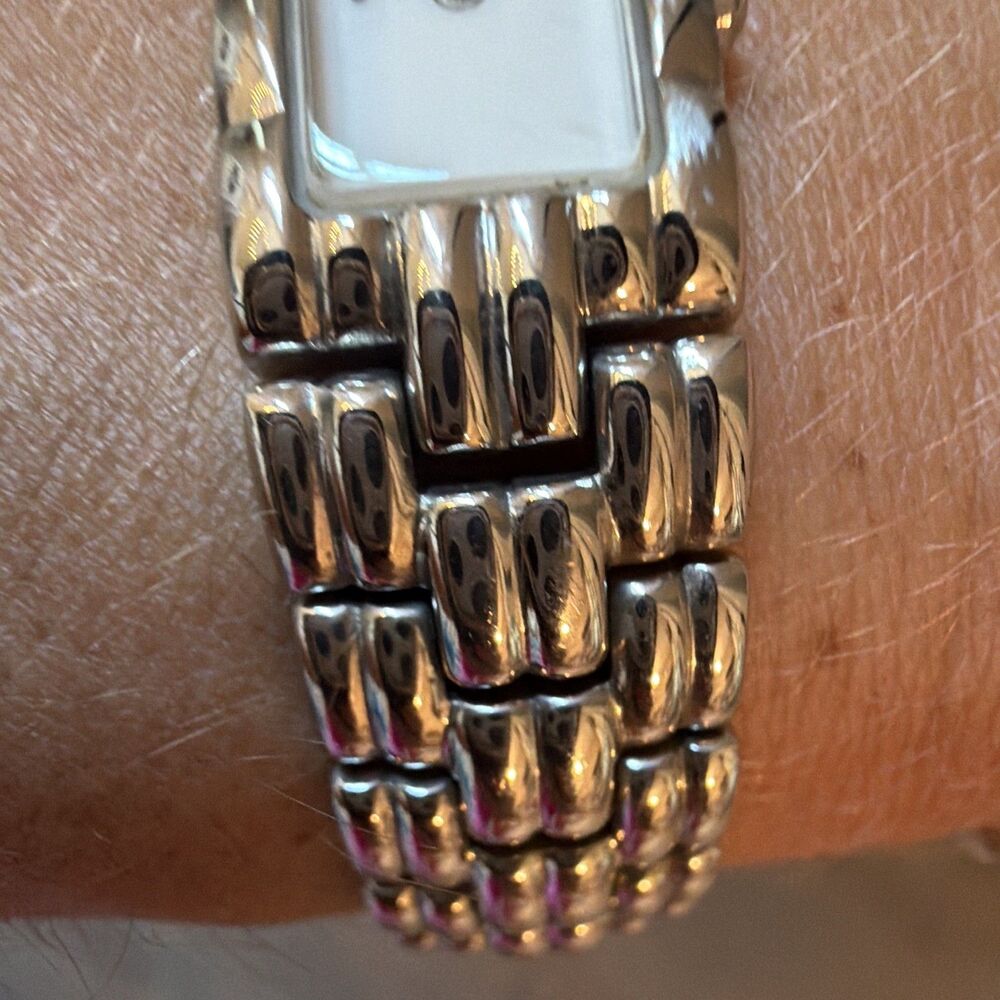 FENDI Orologi Stainless Steel Quartz White Dial Brace… - Gem